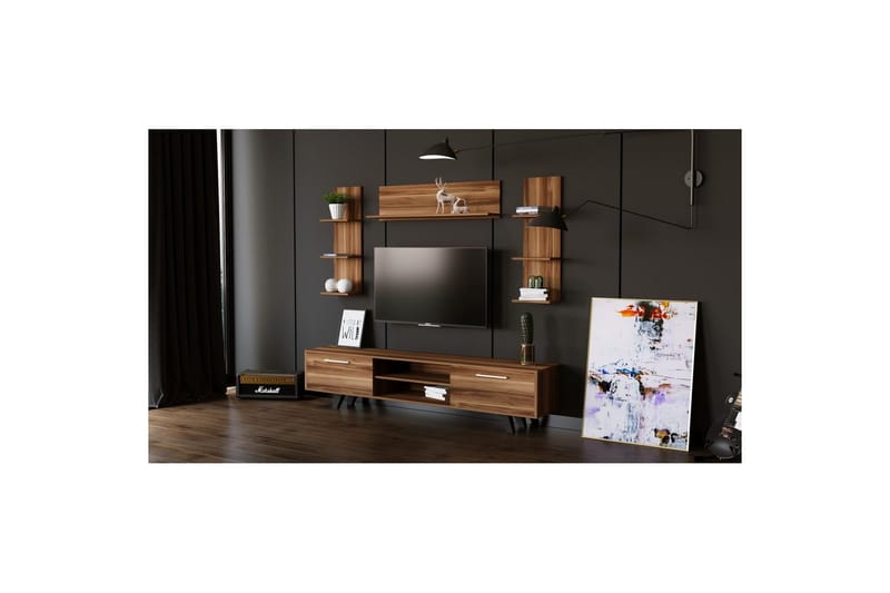 Zyrosen Tv-bänk 180 cm - Natur - Möbler - Tv möbel & mediamöbel - TV bänk & mediabänk