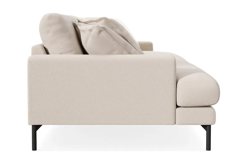 Menard Premium 5-sits Djup Soffa i Bouclé - Ljusbeige - Möbler - Soffa