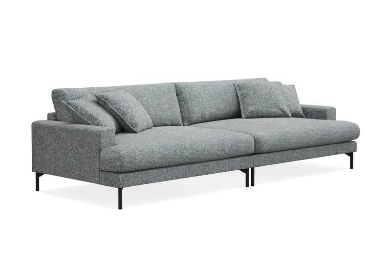 Menard Premium 5-sits Djup Soffa i Chenille - Grå/Blå - Möbler - Soffa