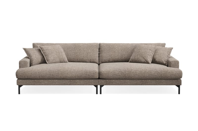 Menard Premium 5-sits Djup Soffa i Chenille - Brun - Möbler - Soffa