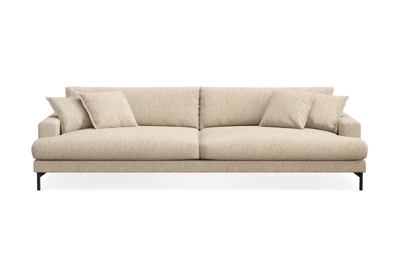 Menard Premium 5-sits Djup Soffa i Chenille - Beige - Möbler - Soffa