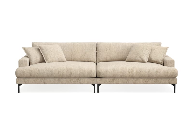 Menard Premium 5-sits Djup Soffa i Chenille - Beige - Möbler - Soffa