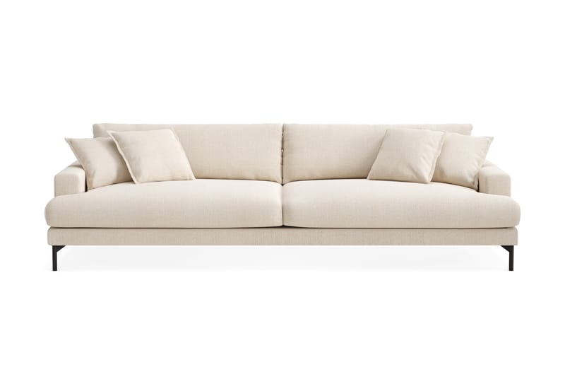 Menard Premium 5-sits Djup Soffa i Chenille - Ljusbeige - Möbler - Soffa