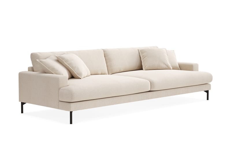 Menard Premium 5-sits Djup Soffa i Chenille - Ljusbeige - Möbler - Soffa