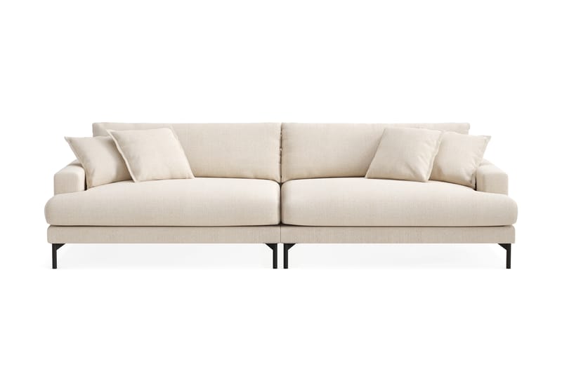 Menard Premium 5-sits Djup Soffa i Chenille - Ljusbeige - Möbler - Soffa