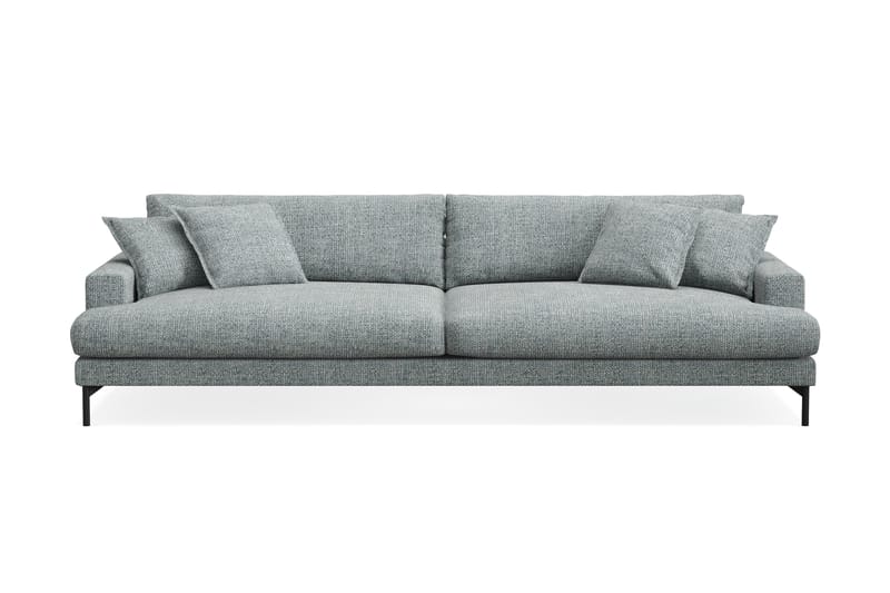 Menard Premium 5-sits Djup Soffa i Chenille - Grå/Blå - Möbler - Soffa