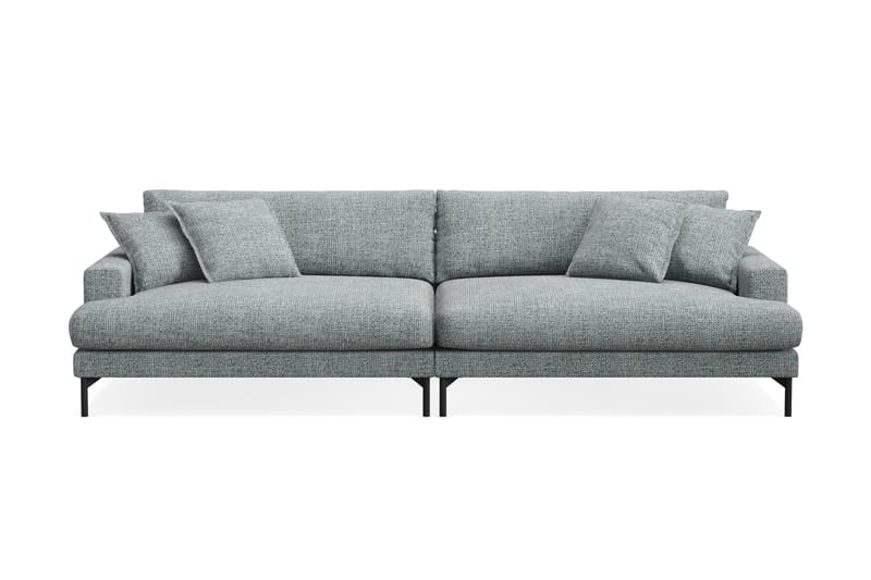 Menard Premium 5-sits Djup Soffa i Chenille - Grå/Blå - Möbler - Soffa