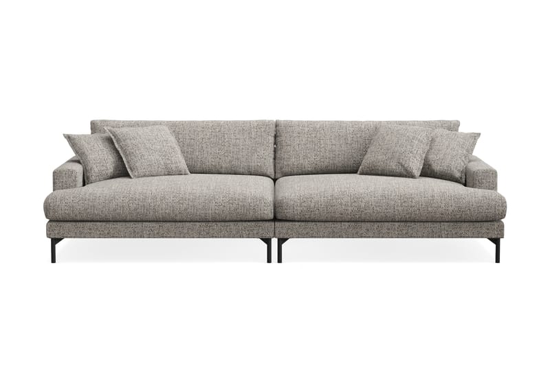 Menard Premium 5-sits Djup Soffa i Chenille - Grå - Möbler - Soffa