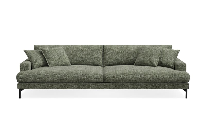 Menard Premium 5-sits Djup Soffa i Chenille - Grön - Möbler - Soffa