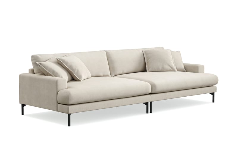 Menard Premium 5-sits Djup Soffa i Tyg - Beige - Möbler - Soffa