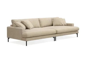 Menard Premium 5-sits Djup Soffa i Chenille - Beige - Möbler - Soffa