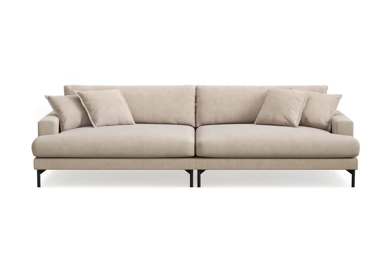 Menard Premium 5-sits Djup Soffa i Tyg - Beige - Möbler - Soffa