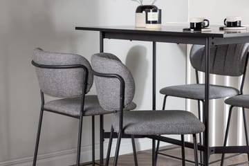 Rax Barbord 60 cm med 4 Bell Matstol Grå - Möbler - Bord & matgrupper