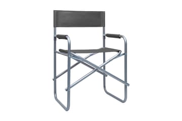 Regissörsstol 2 st stål grå