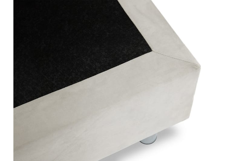 Adeliza Kontinentalsäng 120x200 cm+Panel 60 cm - Vit - Komplett sängpaket