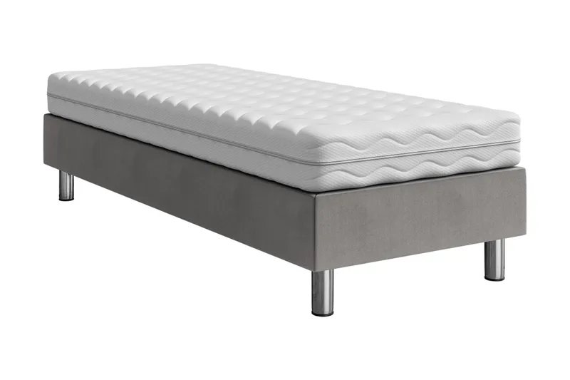 Adeliza Kontinentalsäng 80x200 cm - Grå - Möbler - Säng - Komplett sängpaket
