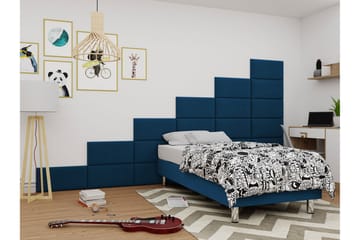 Adeliza Kontinentalsäng 90x200 cm - Blå - Möbler - Säng - Komplett sängpaket