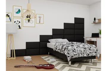 Adeliza Kontinentalsäng 90x200 cm - Mörkgrå - Möbler - Säng - Komplett sängpaket