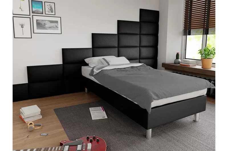 Adeliza Sängstomme 120x200 cm - Mörkgrå - Möbler - Säng - Sängram & sängstomme