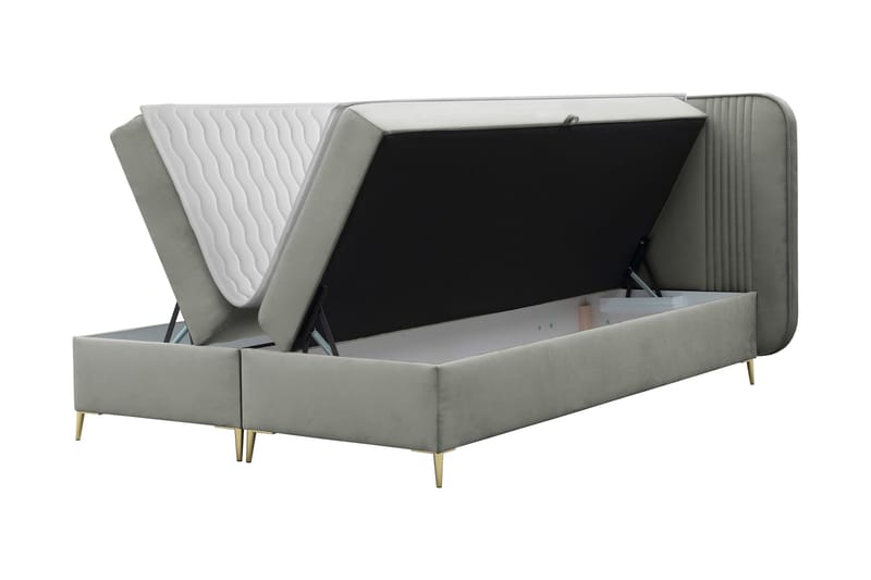 Alani Sängpaket Kontinentalsäng 120x200 cm - Blå - Möbler - Säng - Komplett sängpaket