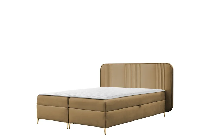 Alani Sängpaket Kontinentalsäng 120x200 cm - Brun - Möbler - Säng - Komplett sängpaket