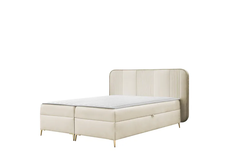 Alani Sängpaket Kontinentalsäng 140x200 cm - Beige - Möbler - Säng - Komplett sängpaket