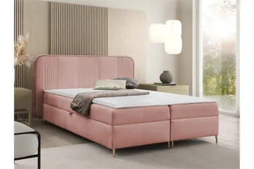 Alani Sängpaket Kontinentalsäng 140x200 cm - Rosa - Möbler - Säng - Komplett sängpaket