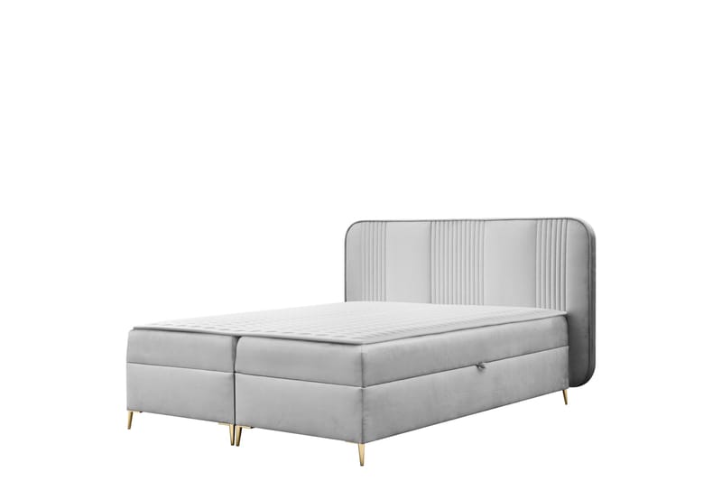 Alani Sängpaket Kontinentalsäng 160x200 cm - Grå - Möbler - Säng - Komplett sängpaket
