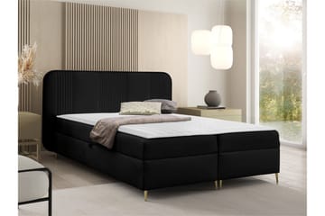 Alani Sängpaket Kontinentalsäng 160x200 cm - Svart - Möbler - Säng - Komplett sängpaket