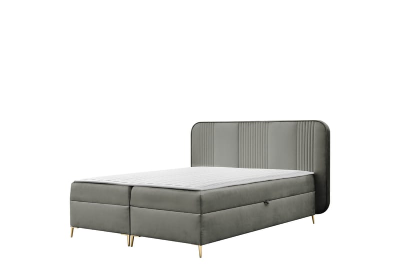 Alani Sängpaket Kontinentalsäng 180x200 cm - Grå - Möbler - Säng - Komplett sängpaket