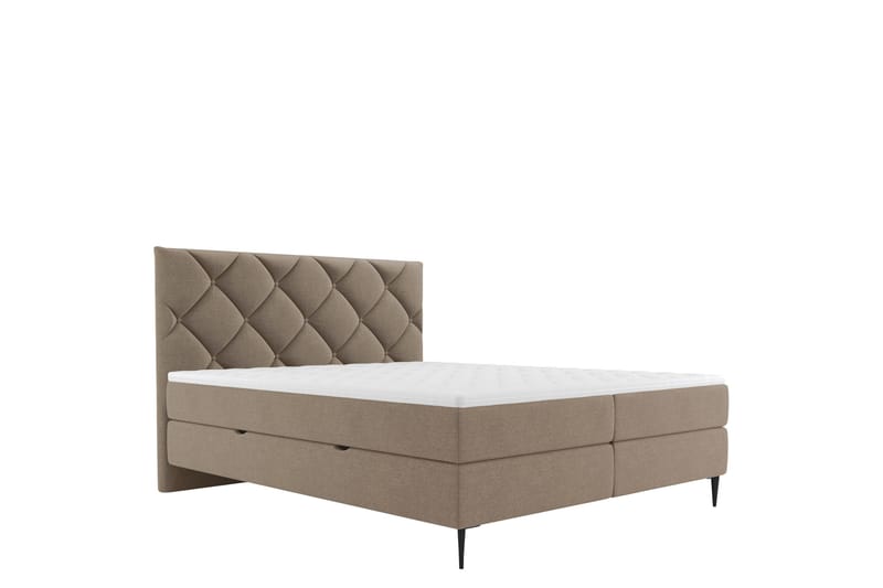 Alasia Sängpaket Kontinentalsäng 140x200 cm - Brun - Möbler - Säng - Komplett sängpaket