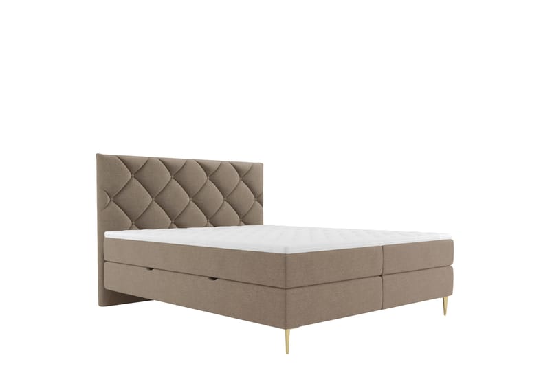 Alasia Sängpaket Kontinentalsäng 140x200 cm - Brun - Möbler - Säng - Komplett sängpaket