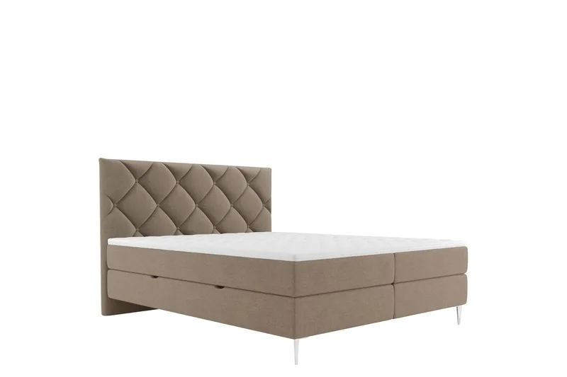 Alasia Sängpaket Kontinentalsäng 140x200 cm - Brun - Möbler - Säng - Komplett sängpaket