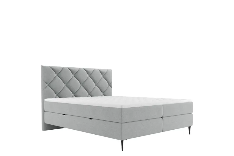 Alasia Sängpaket Kontinentalsäng 140x200 cm, Grå