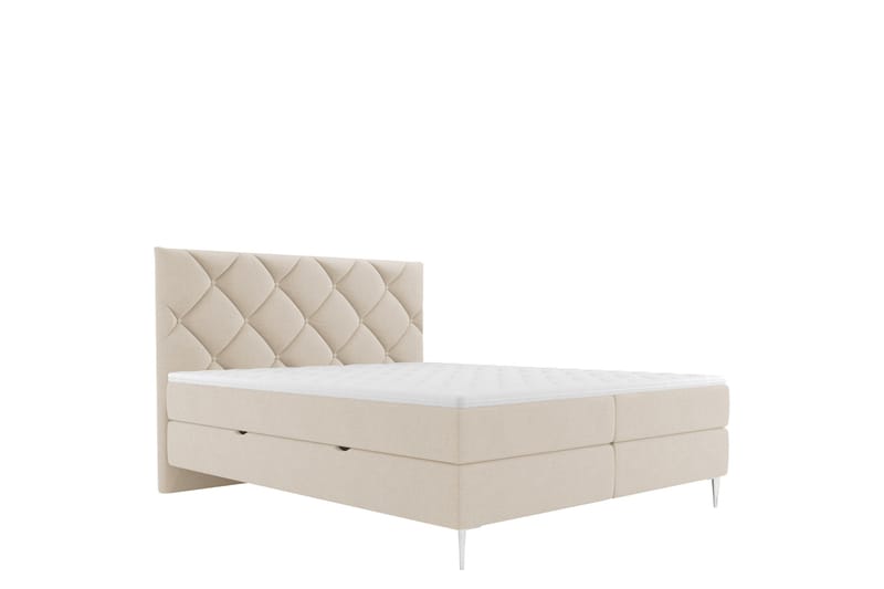 Alasia Sängpaket Kontinentalsäng 160x200 cm - Beige - Möbler - Säng - Komplett sängpaket