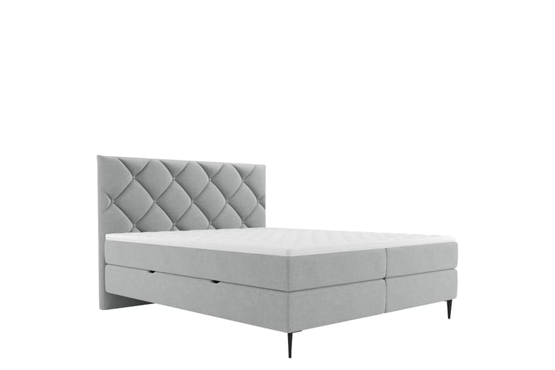 Alasia Sängpaket Kontinentalsäng 160x200 cm - Grå - Möbler - Säng - Komplett sängpaket
