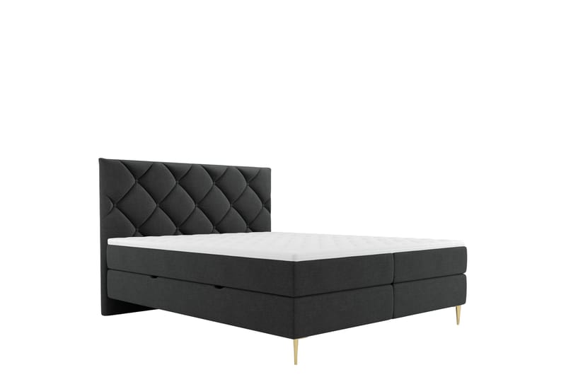 Alasia Sängpaket Kontinentalsäng 180x200 cm - Svart - Möbler - Säng - Komplett sängpaket