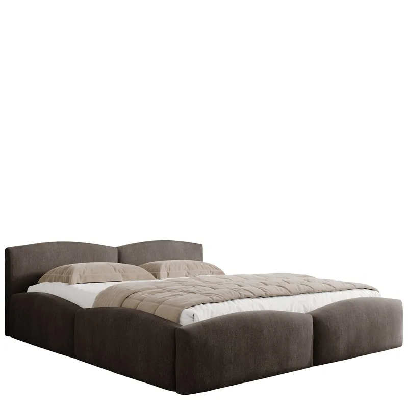 Aldrosen Sängram med förvaring 140x200 cm - brun - Möbler - Säng - Sängram & sängstomme