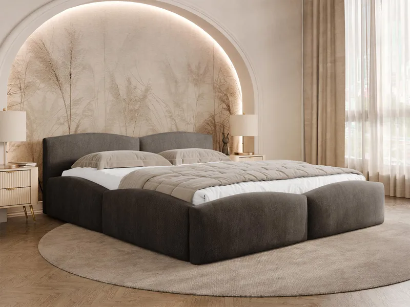 Aldrosen Sängram med förvaring 140x200 cm - brun - Möbler - Säng - Sängram & sängstomme