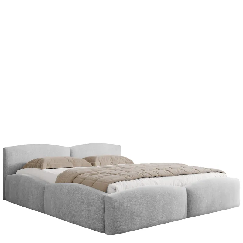 Aldrosen Sängram med förvaring 140x200 cm - grå - Möbler - Säng - Sängram & sängstomme