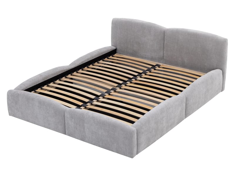 Aldrosen Sängram med förvaring 140x200 cm - grå - Möbler - Säng - Sängram & sängstomme