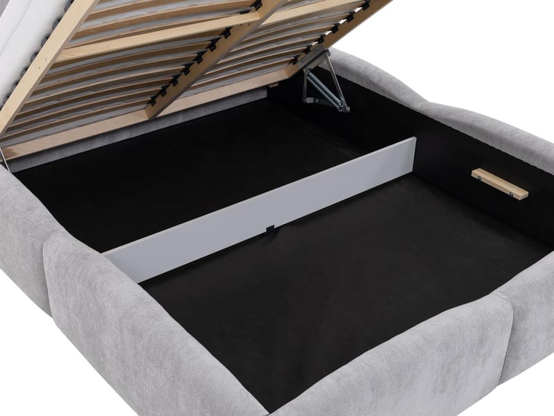 Aldrosen Sängram med förvaring 180x200 cm - svart - Möbler - Säng - Sängram & sängstomme