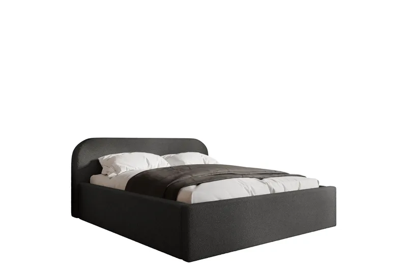 Alfiya Sängram 140x200 cm - Svart - Möbler - Säng - Sängram & sängstomme