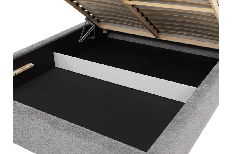 Alfiya Sängram 160x200 cm - Grå - Möbler - Säng - Sängram & sängstomme