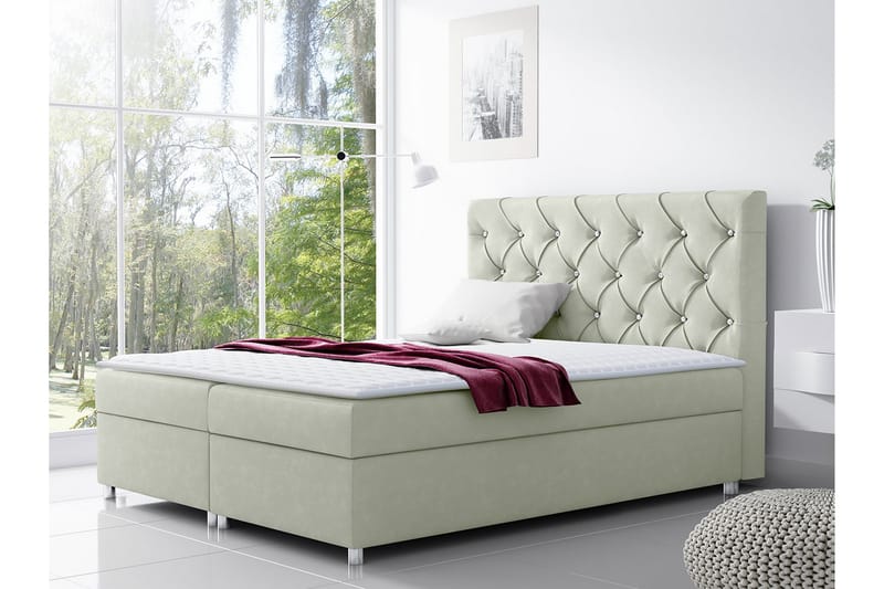 Alida Sängpaket Kontinentalsäng 160x200 cm - Grön - Möbler - Säng - Komplett sängpaket