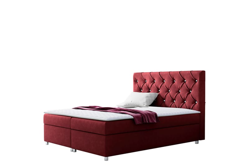 Alida Sängpaket Kontinentalsäng 180x200 cm - Röd - Möbler - Säng - Komplett sängpaket
