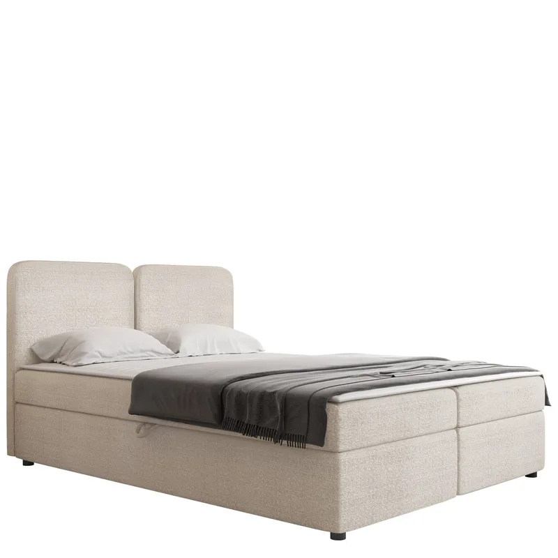 Allgunnen Sängpaket Kontinentalsäng 140x200 cm - Beige - Möbler - Säng - Komplett sängpaket