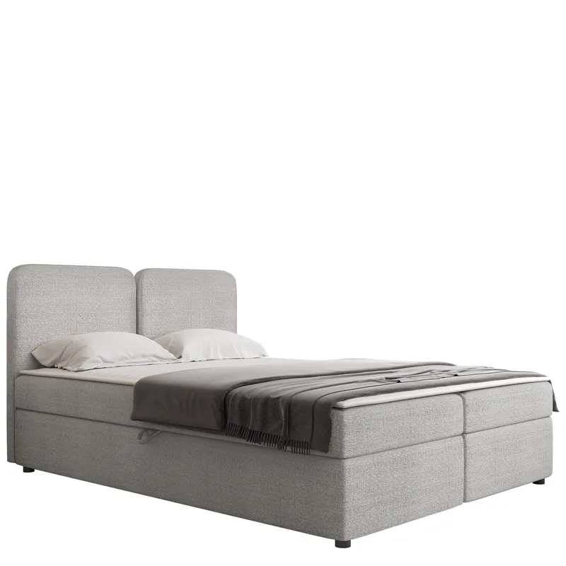 Allgunnen Sängpaket Kontinentalsäng 140x200 cm - Grå - Möbler - Säng - Komplett sängpaket