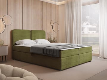 Allgunnen Sängpaket Kontinentalsäng 140x200 cm - Grön - Möbler - Säng - Komplett sängpaket