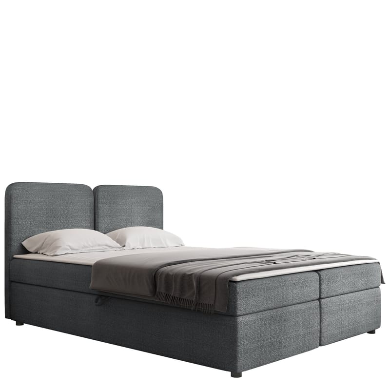 Allgunnen Sängpaket Kontinentalsäng 160x200 cm - Grå - Möbler - Säng - Komplett sängpaket